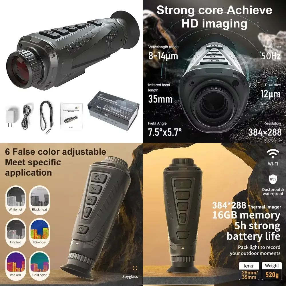2026 Thermal Vision Monocular  - Thermal Scope Night Vision Monocular ulasan dan harga